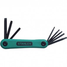 Набір інструментів Stanley шестигранні ключі, з тримачем, Torx T9-T40, набір 8 шт. (4-69-263)