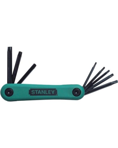 Набір інструментів Stanley шестигранні ключі, з тримачем, Torx T9-T40, набір 8 шт. (4-69-263)
