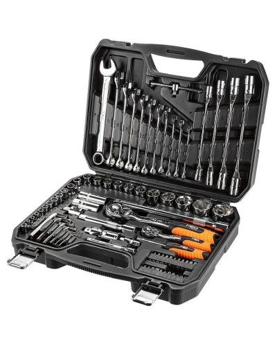 Набір інструментів Neo Tools 1/2", 1/4", CrV, 77 шт. (08-915)