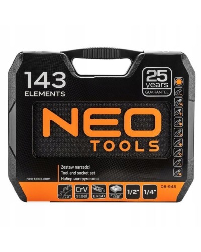 Набір інструментів Neo Tools 143 шт. (08-945)