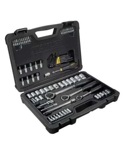 Набір інструментів Stanley Maxi-Drive торцевих 1/4", 3/8", 1/2", 80 предм. (STHT0-73930)