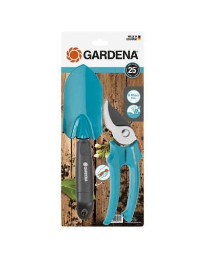 Набір інструментів Gardena садових Classic (секатор 18 мм + совок 8 см) (12201-20.000.00)