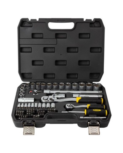 Набір інструментів Sigma насадок торцевих та біт 1/4", 1/2" 72шт CrV mid (6003741)