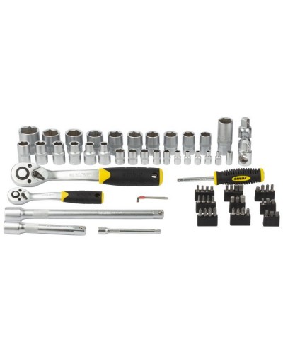 Набір інструментів Sigma насадок торцевих та біт 1/4", 1/2" 72шт CrV mid (6003741)
