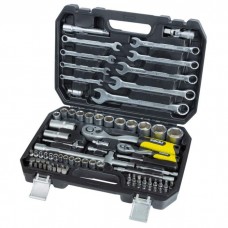 Набір інструментів Sigma насадок торцевих та біт 1/4", 1/2" 82шт CrV mid (6001551)