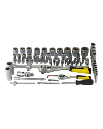 Набір інструментів Sigma насадок торцевих та біт 1/4", 1/2" 94шт CrV mid (6003761)