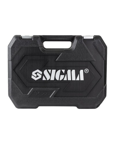 Набір інструментів Sigma насадок торцевих та біт 1/4", 1/2" 94шт CrV mid (6003761)
