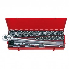 Набір інструментів KING TONY 3/4" дюймових 12-гранних 23 шт. (6023SR)