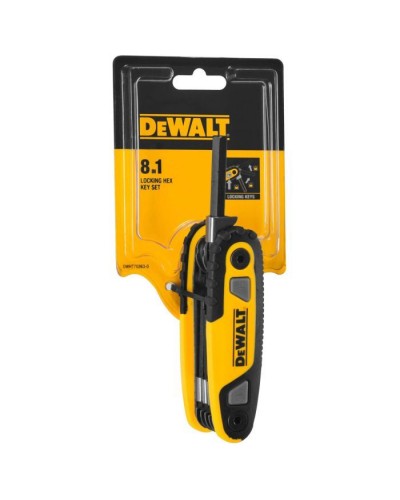 Набір інструментів DeWALT ключів шестигранних HEX: 1.5-8 мм (DWHT0-70263)