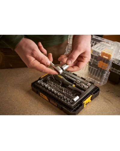 Набір інструментів Stanley FatMax Maxi Drive торцевих 1/4", шестигранний, 48 шт., кейс (FMMT98101-0)