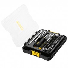 Набір інструментів Stanley FatMax Maxi Drive торцевих 1/4", шестигранний, 48 шт., кейс (FMMT98101-0)