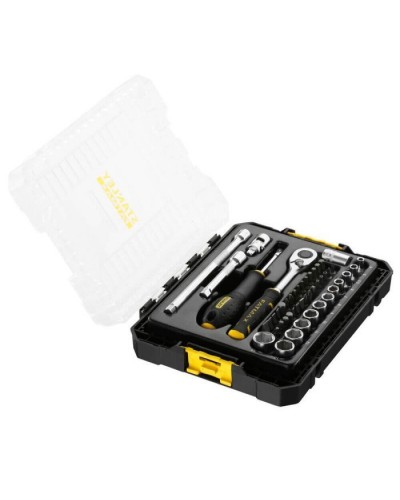 Набір інструментів Stanley FatMax Maxi Drive торцевих 1/4", шестигранний, 48 шт., кейс (FMMT98101-0)