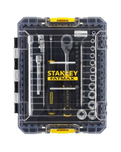 Набір інструментів Stanley FatMax Maxi Drive торцевих 1/4", шестигранний, 48 шт., кейс (FMMT98101-0)