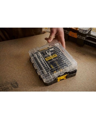 Набір інструментів Stanley FatMax Maxi Drive торцевих 1/4", шестигранний, 48 шт., кейс (FMMT98101-0)