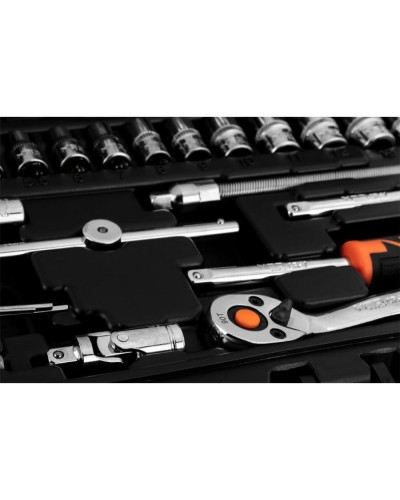 Набір інструментів Neo Tools 46шт, 1/4", CrV, кейс (10-004)