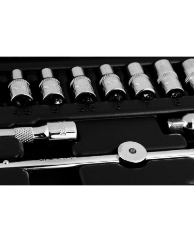 Набір інструментів Neo Tools 46шт, 1/4", CrV, кейс (10-004)
