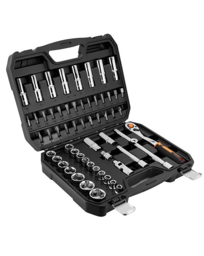 Набір інструментів Neo Tools 58шт, 1/2", CrV, кейс (10-042)