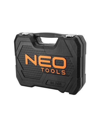 Набір інструментів Neo Tools 86шт, 1/2", 1/4", CrV, кейс (10-060)