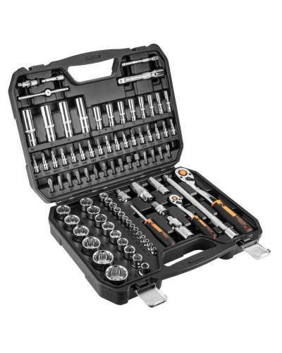 Набір інструментів Neo Tools 86шт, 1/2", 1/4", CrV, кейс (10-060)