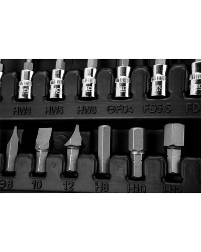 Набір інструментів Neo Tools 94шт, 1/2", 1/4", CrV, кейс (10-062)