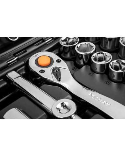 Набір інструментів Neo Tools 82шт, 1/2", 1/4", CrV, eco кейс (10-058)