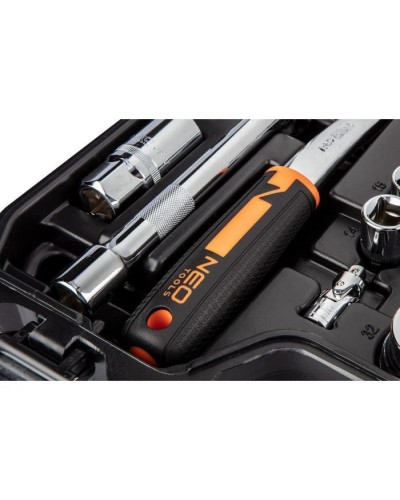 Набір інструментів Neo Tools 82шт, 1/2", 1/4", CrV, eco кейс (10-058)