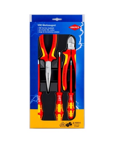 Набір інструментів KNIPEX діелектричних (00 20 13)