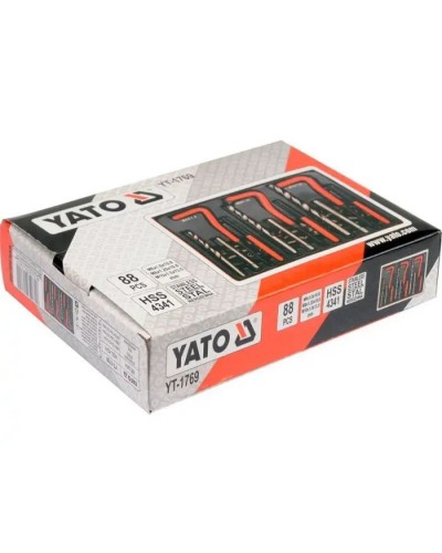 Набір інструментів Yato для ремонту різьби M6х1,0х10,8 мм; М8х1, 25х10, 8 мм; М10х1, 5х13, 5 мм (YT-1769)