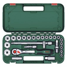 Набір інструментів Bosch торцевих 1/2", 25 шт, з тріскачкою (1.600.A02.Z9F)