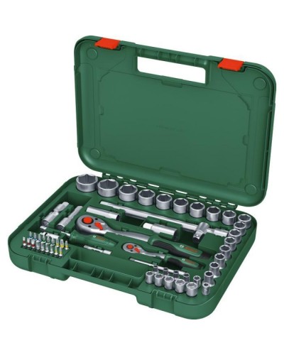 Набір інструментів Bosch з бітами та тріскачками, 1/2", 25 шт. (1.600.A02.Z9G)