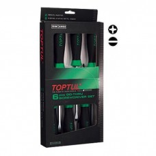 Набір викруток Toptul ударних (з шестигранником) 6 шт. (GAAE0605)