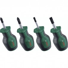 Набір викруток Bosch 4шт, SL, PH, сталь CrV (1.600.A03.2UJ)