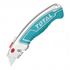 Ніж монтажний Total THT5126128 висувне лезо 61x19мм, довжина 180мм. (THT5126128)