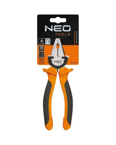 Плоскогубці Neo Tools комбіновані, 160 мм (01-010)