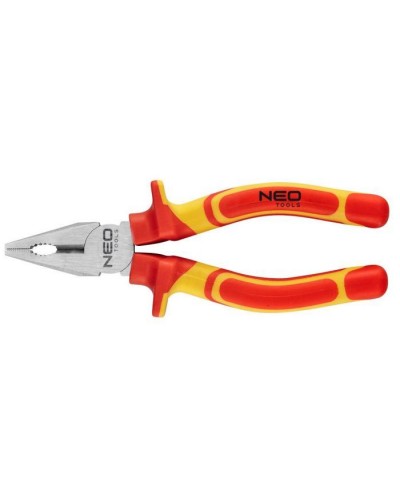 Плоскогубці Neo Tools комбіновані 160 мм, 1000 В, CrV, поліровані (01-220)