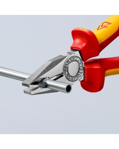Плоскогубці KNIPEX комбіновані діелектричні VDE (03 06 160)