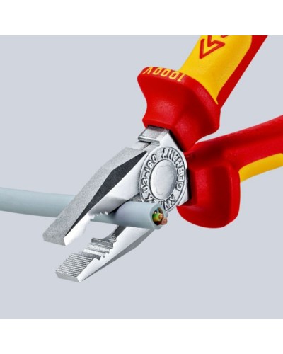 Плоскогубці KNIPEX комбіновані діелектричні VDE (03 06 160)