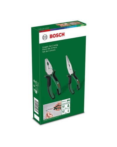 Плоскогубці Bosch набір 2 шт, комбіновані, подовжені (1.600.A02.75H)