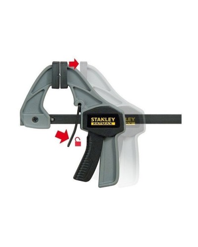 Струбцина Stanley FatMax М триггерная, сжатие 150мм, 45кг. (FMHT0-83232)