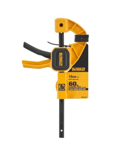 Струбцина DeWALT "M" тригерна (швидкозатискна), 150мм, тиск 63 кг. (DWHT0-83139)