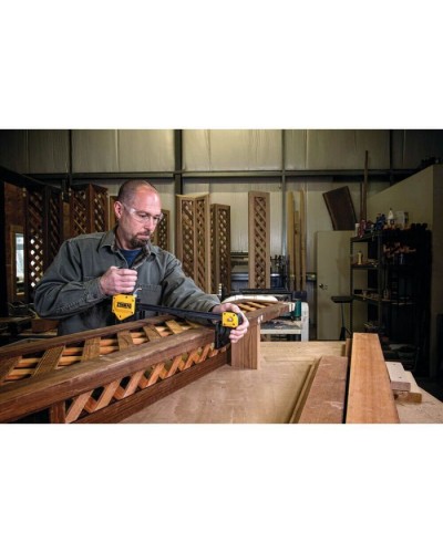 Струбцина DeWALT "XL" тригерна (швидкозатискна), 600 мм, тиск 270 кг. (DWHT0-83186)