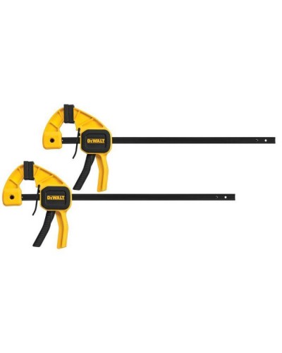 Струбцина DeWALT "M" тригерні (швидкозатискні), 300мм, тиск 63 кг, 2 шт. (DWHT0-83158)