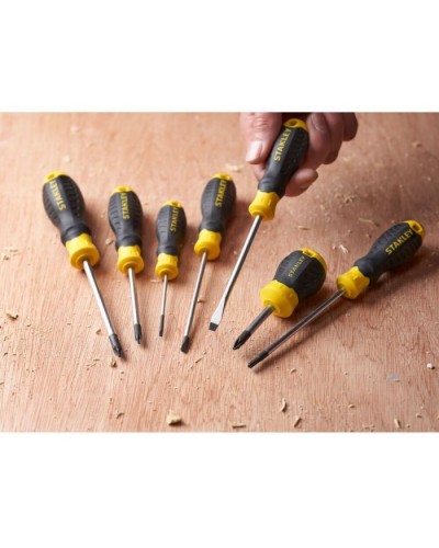 Викрутка Stanley Cushion Grip, SL 5.5x100мм, з жалом, що розширюється. (STHT16146-0)