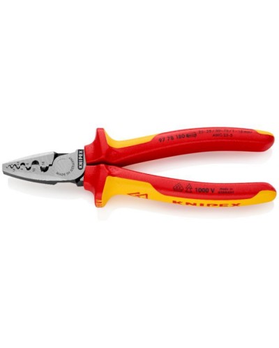 Затиск для клем KNIPEX для тонкостінних контактних гільз (97 78 180)
