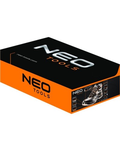 Черевики робочі Neo Tools шкіра, антипрокол, підносок до 200 Дж, S1P SRA, СЄ, p.41 (82-022)