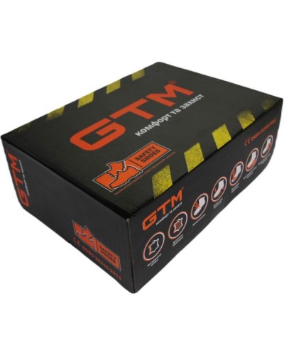 Черевики робочі GTM з металевим носком, р.45 SM-079 (SM-079-45)