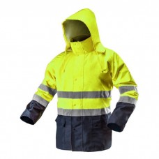 Куртка робоча Neo Tools підвищеної видимості, Oxford 300 D, жовта, р. ML (81-720-M)