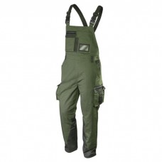 Напівкомбінезон робочий Neo Tools CAMO Olive, розмір L (52), 255 г/м2, потрійні шви, оливкова (81-242-L)