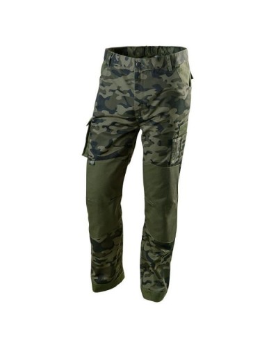 Штани робочі Neo Tools CAMO, розмір XL (54), 255 г/м2, з відсіком для наколінників, (81-221-XL)