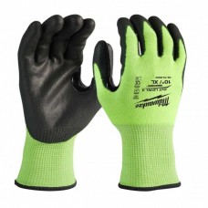 Захисні рукавиці Milwaukee сигнальні з опором порізам 3 рівня, 10/XL (4932478133)
